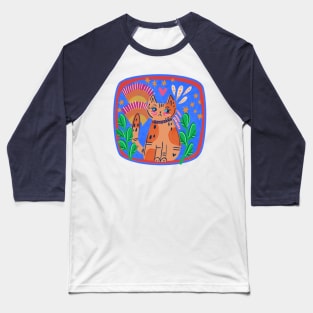 Meow Kitty Baseball T-Shirt